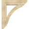 Ekena Millwork Thorton Slat Rough Sawn Bracket w/ Offset Brace, Douglas Fir, 8"W x 32"D x 36"H BKT0806X32X36THR06RDF - alternate 4
